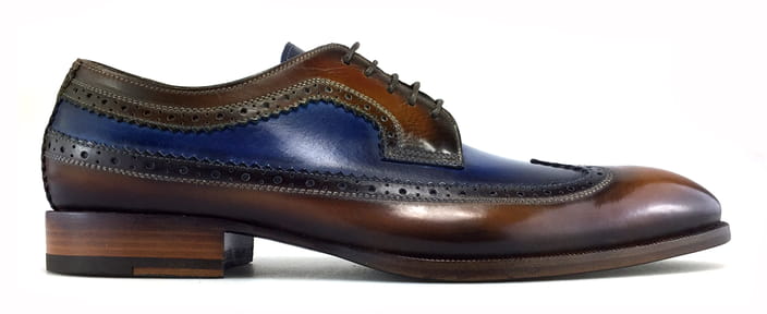 Blue and Brown